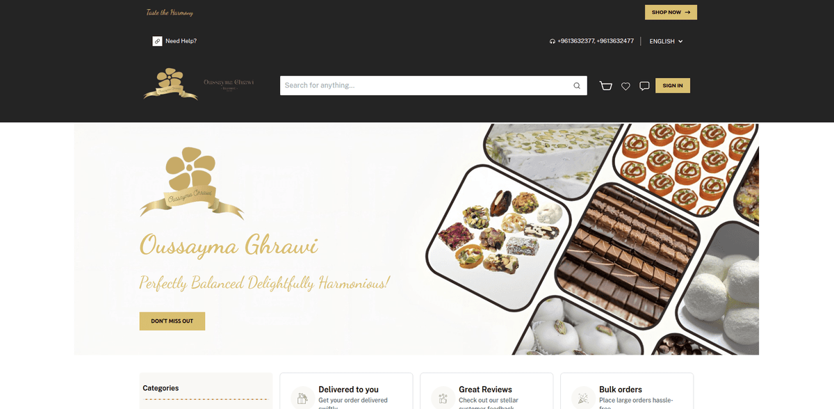 Oghrawi – Multivendor Gourmet E-commerce