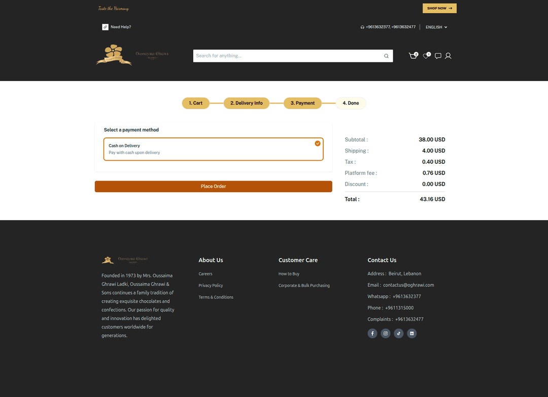 Oghrawi – Multivendor Gourmet E-commerce
